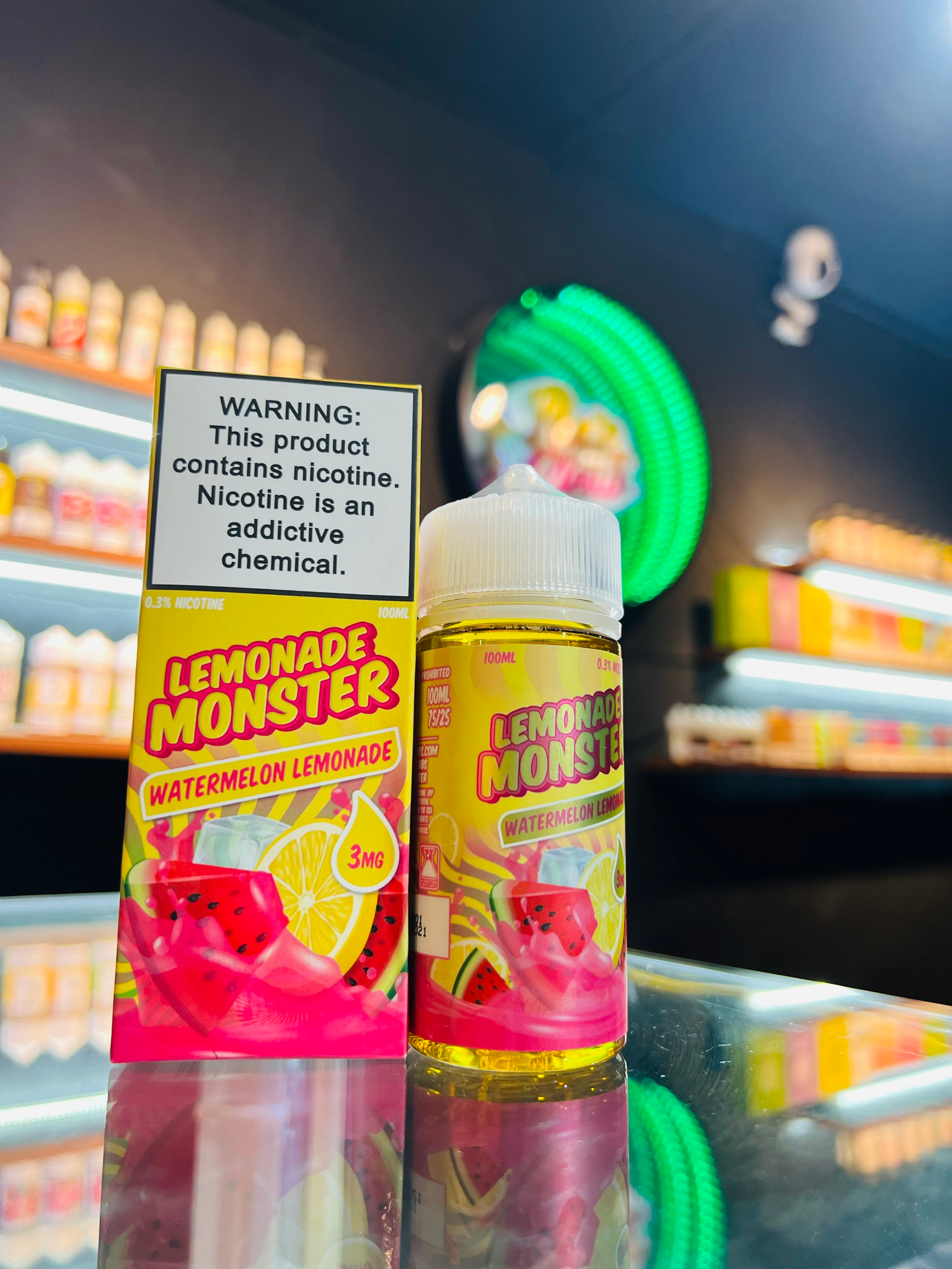  Lemonnade Monster Freebase Watermelon 100ml - Tinh Dầu Pod Vape Chính Hãng 