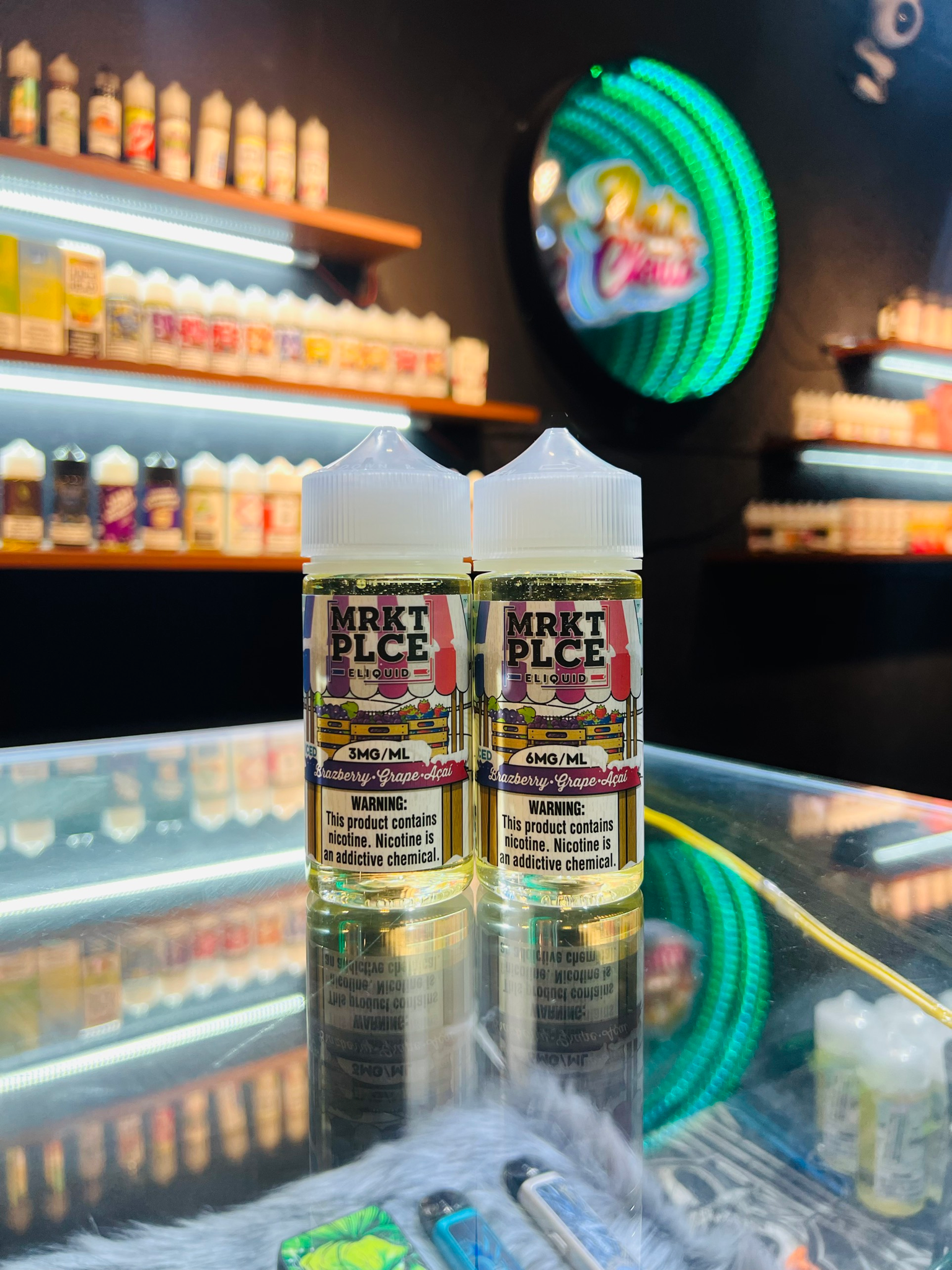  MRKT PLCE Freebase Brazberry Grape Acai 100ml - Tinh Dầu Pod Vape Chính Hãng 