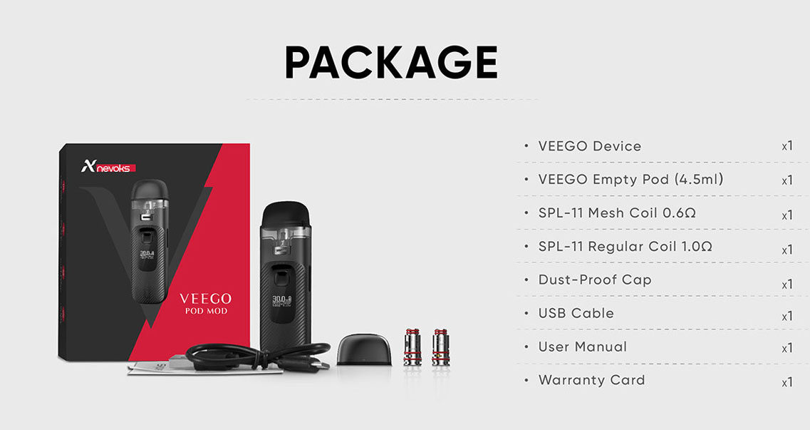  Nevoks Veego 30W Pod System Kit - Pod Kit Chính Hãng 