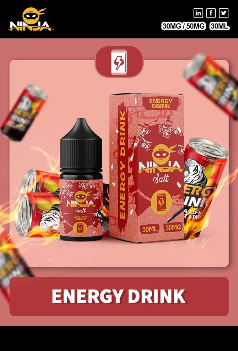  Ninja Saltnic Energy Drink 30ml - Tinh Dầu Pod Vape Chính Hãng 