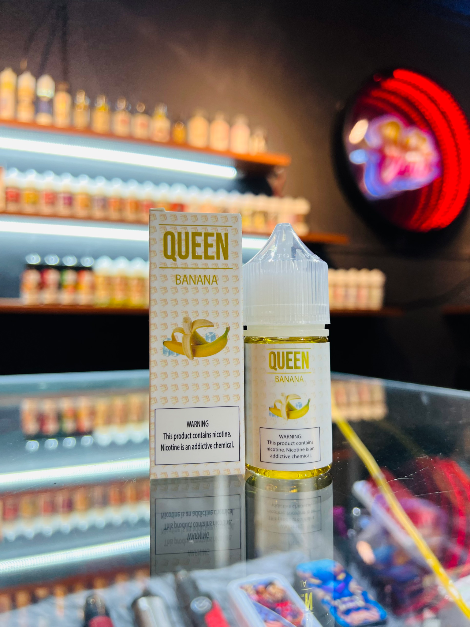  Queen Saltnic Banana 30ml - Tinh Dầu Pod Vape Chính Hãng 