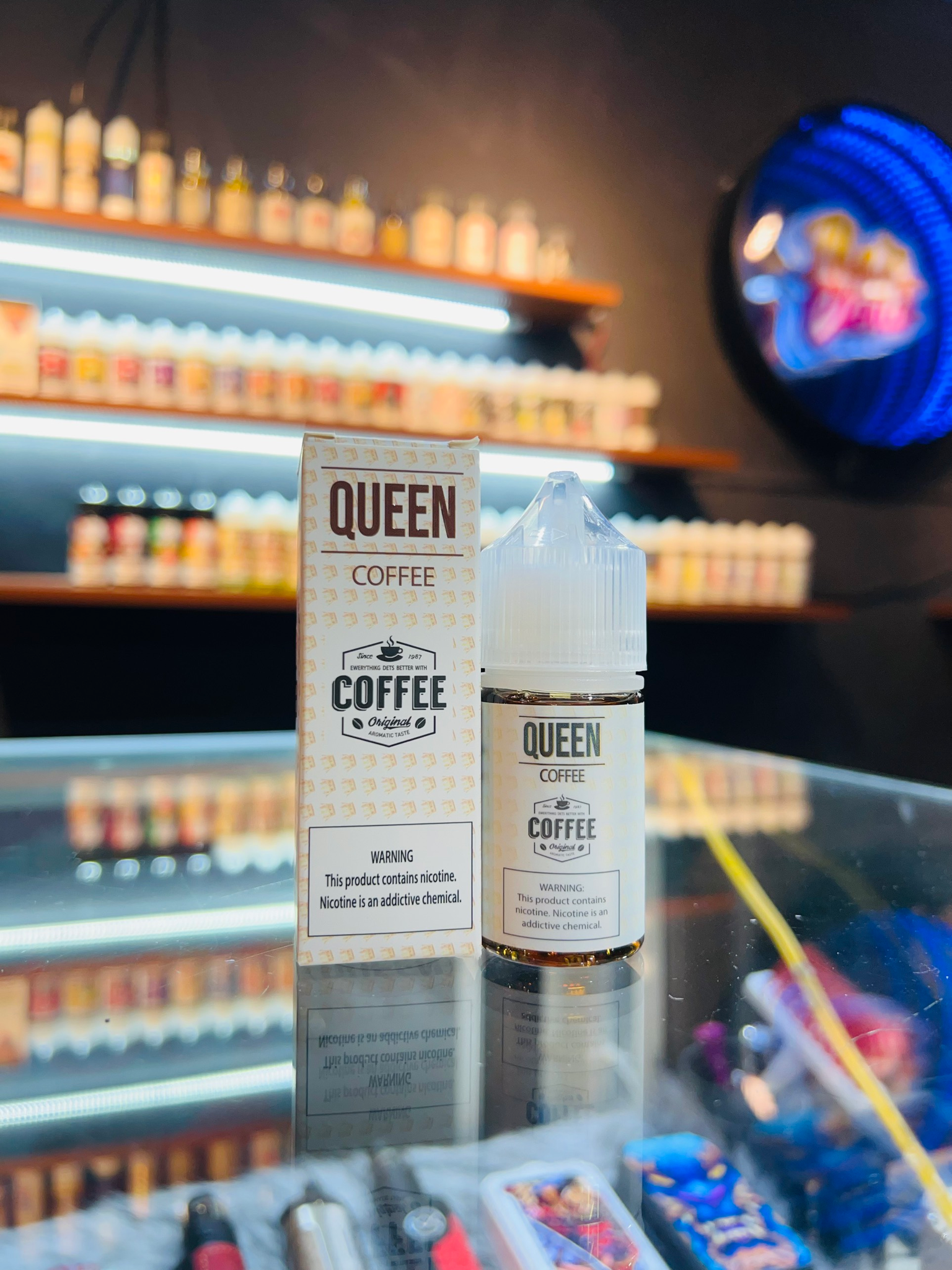  Queen Saltnic Coffee 30ml - Tinh Dầu Pod Vape Chính Hãng 