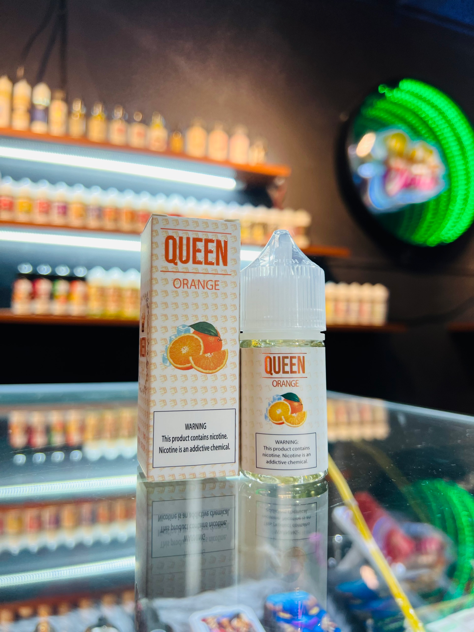  Queen Saltnic Orange 30ml - Tinh Dầu Pod Vape Chính Hãng 