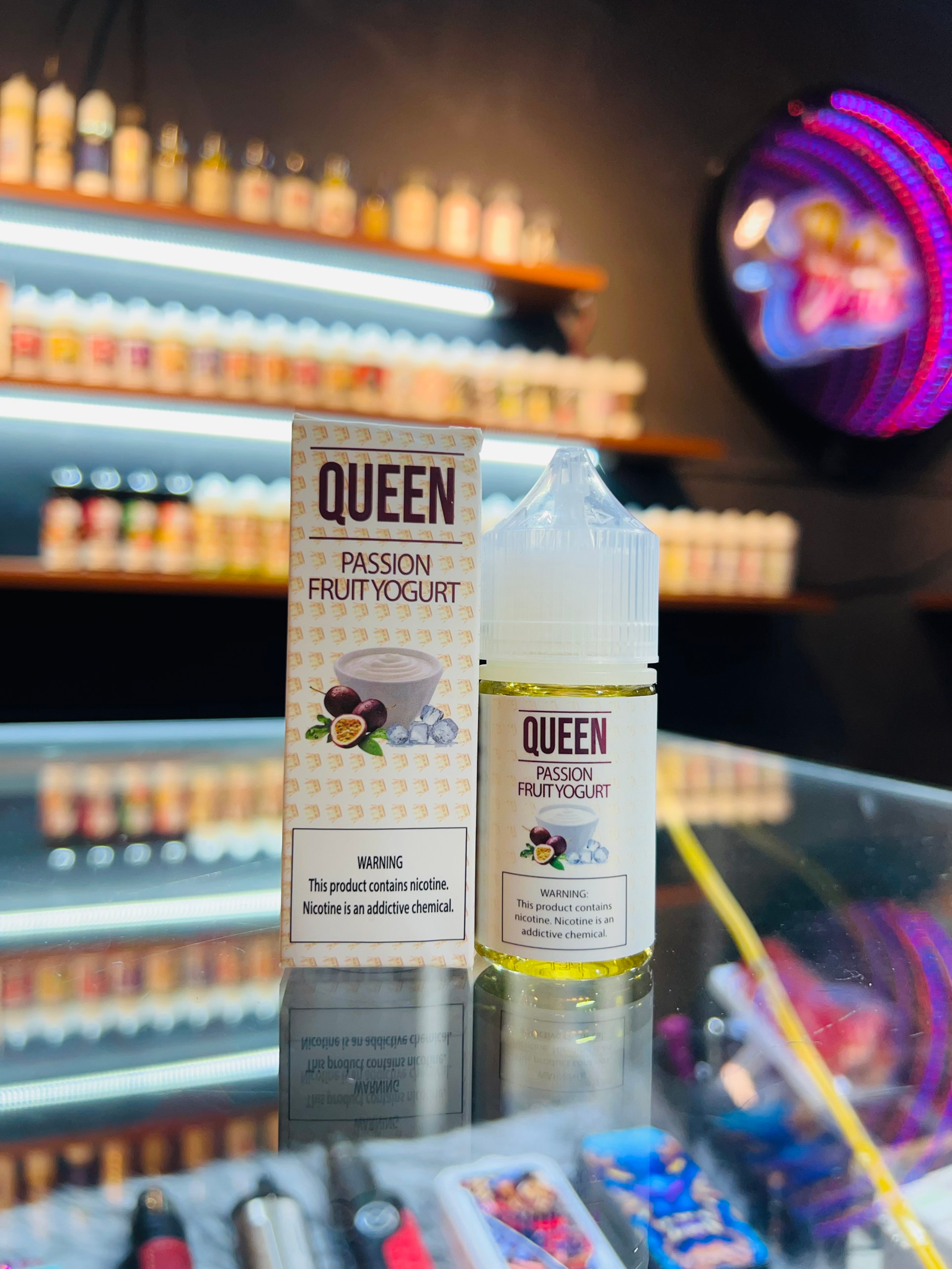  Queen Saltnic Passion Fruit Yourt 30ml - Tinh Dầu Pod Vape Chính Hãng 