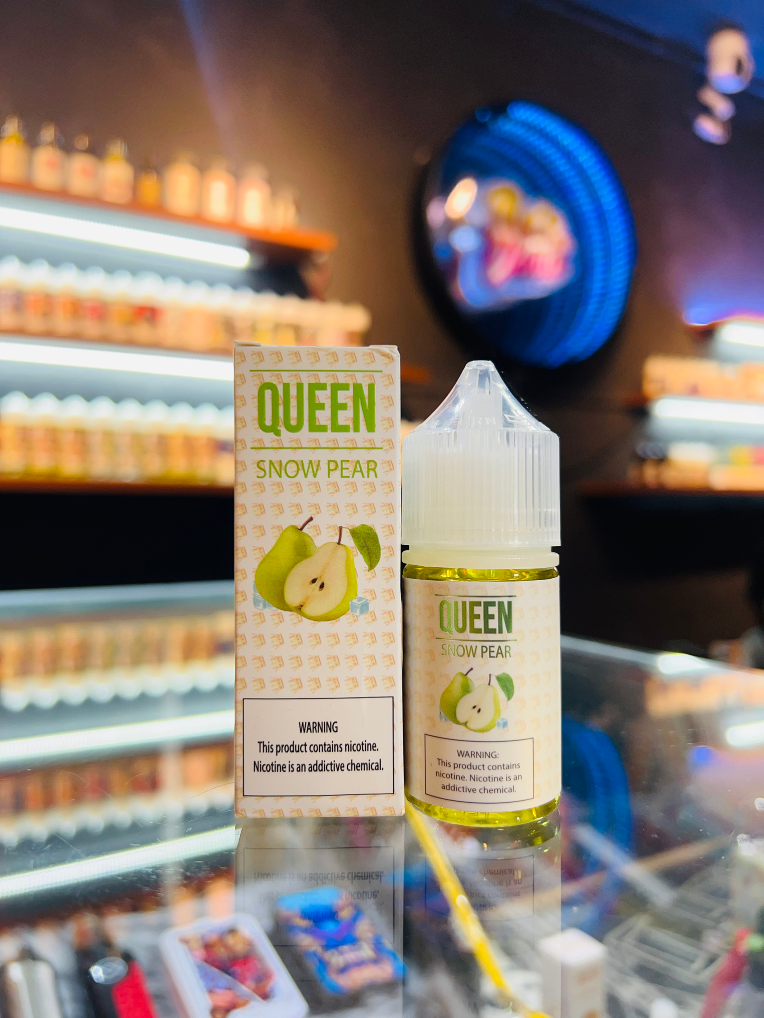  Queen Saltnic Snow Pear 30ml - Tinh Dầu Pod Vape Chính Hãng 