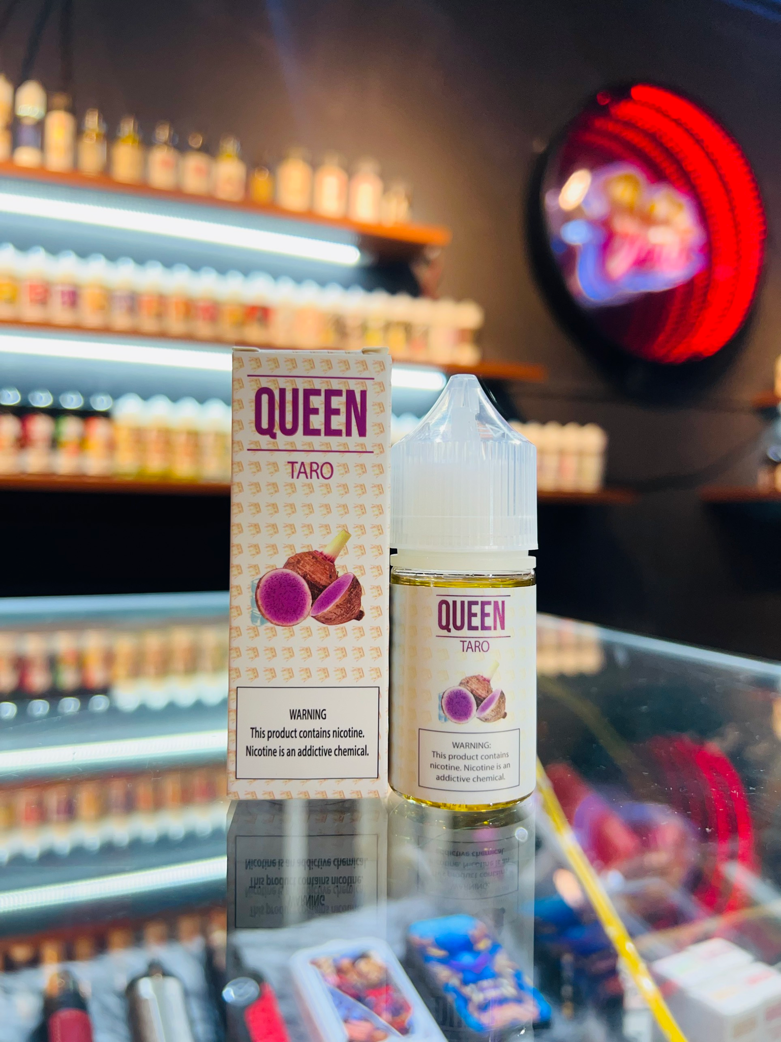  Queen Saltnic Taro 30ml - Tinh Dầu Pod Vape Chính Hãng 