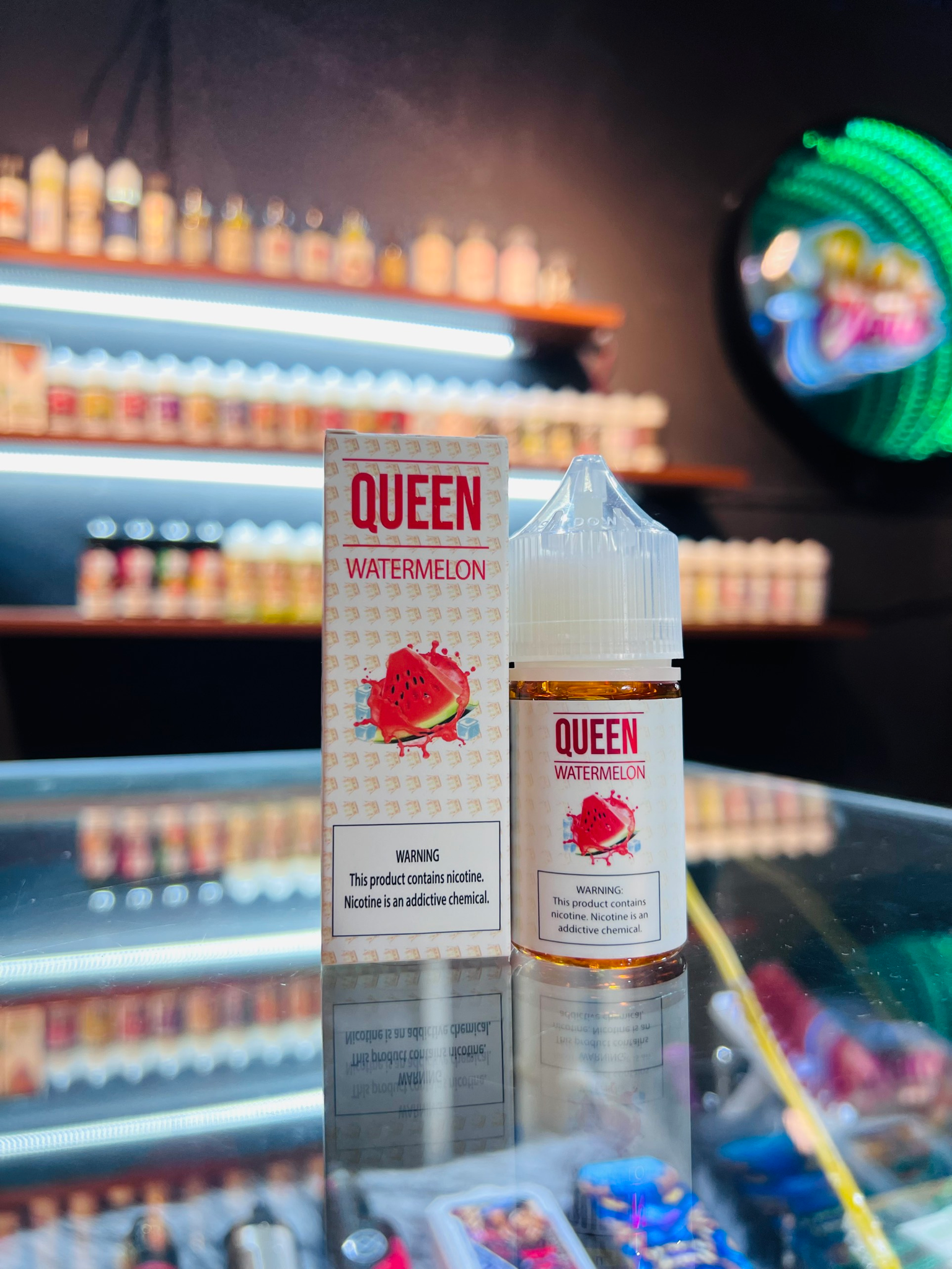  Queen Saltnic Watermelon 30ml - Tinh Dầu Pod Vape Chính Hãng 