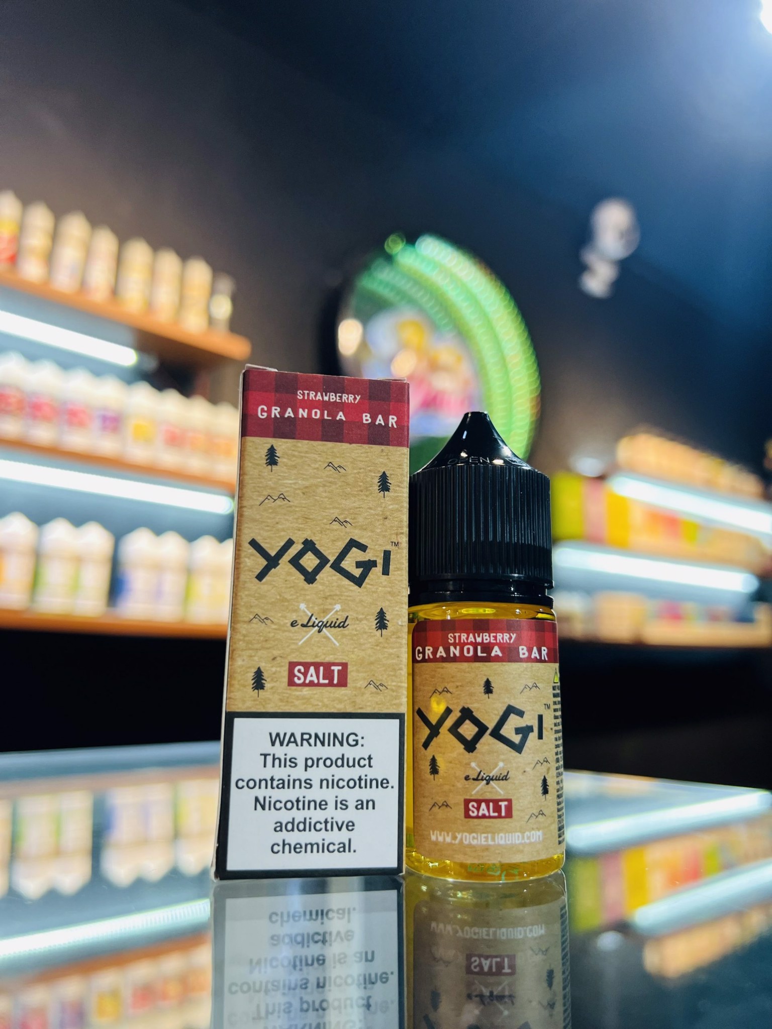 Salt Nic Yogi STRAWBERRY Granola Bar – 30ml