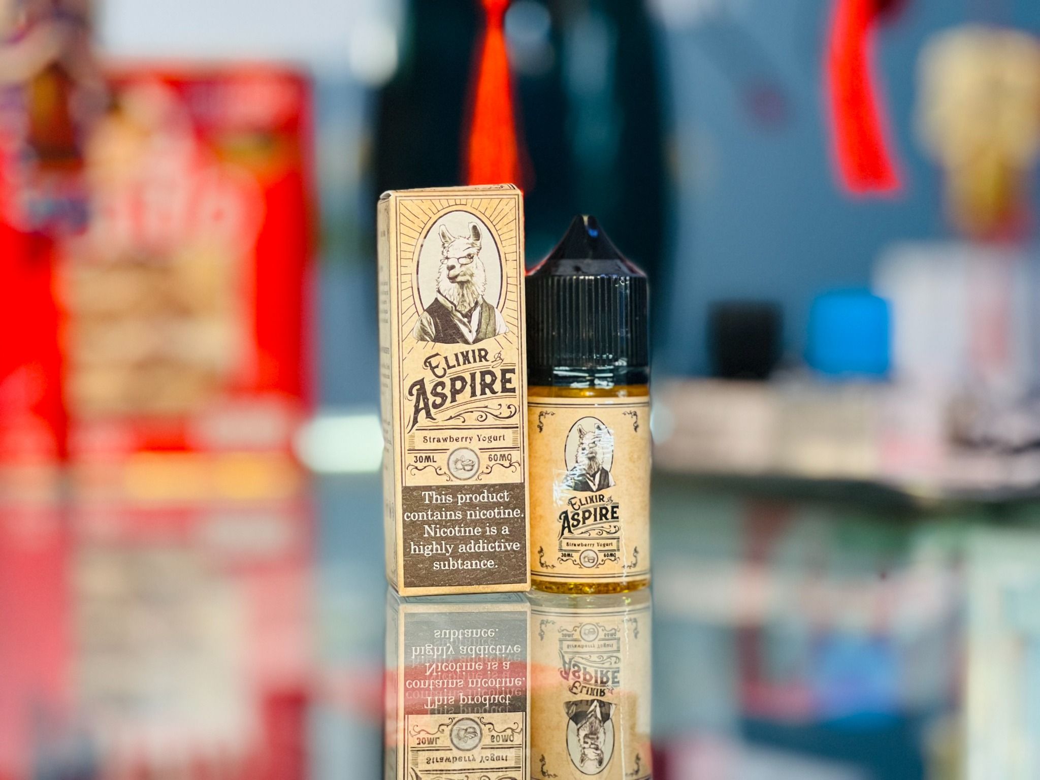  Aspire Elixir Saltnic Strawberry Yogurt 30ml - Tinh Dầu Pod Vape Chính Hãng 