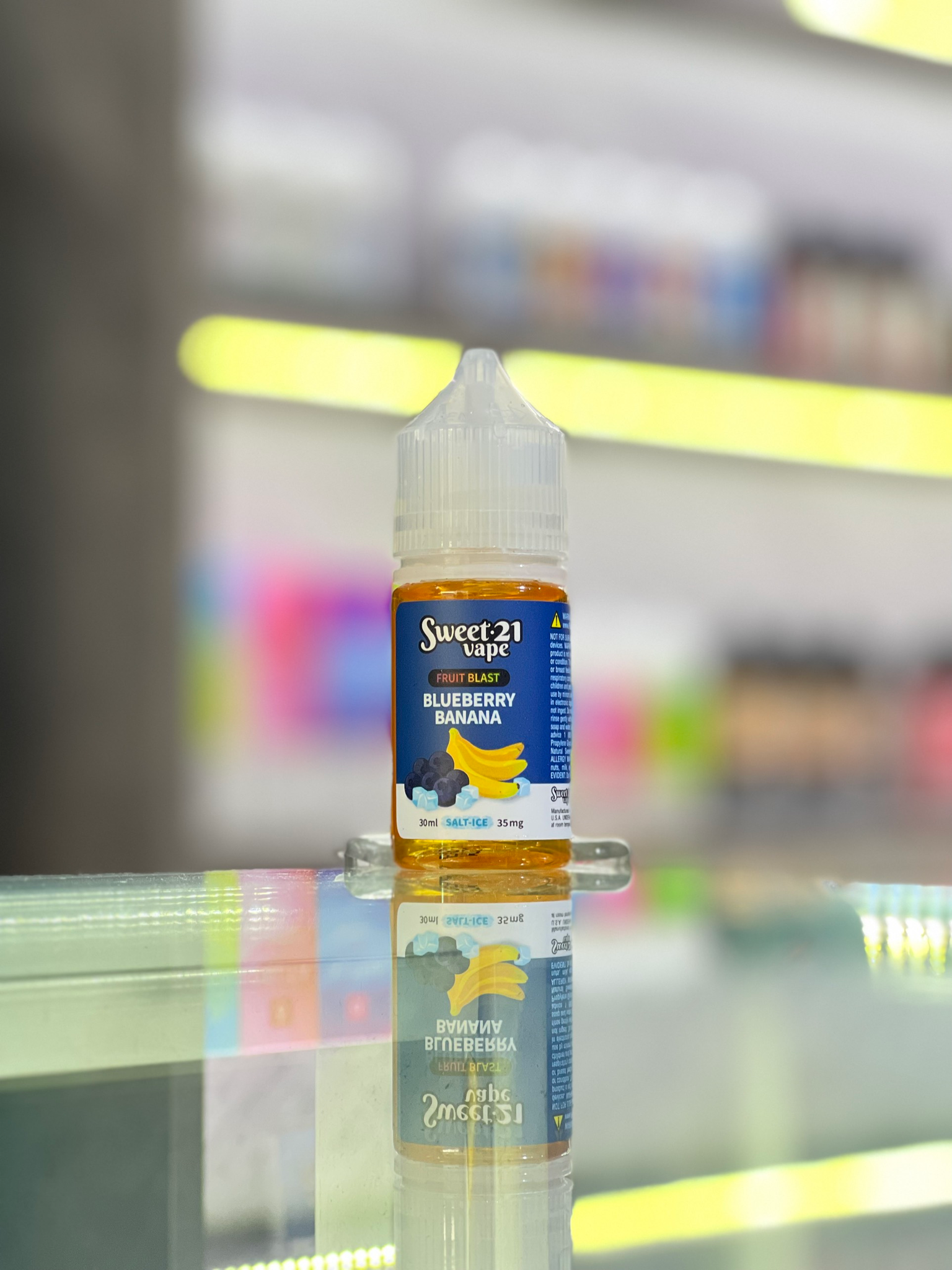  Sweet 21 Vape Saltnic Blueberry Banana 30ml - Tinh Dầu Pod Vape Chính Hãng 