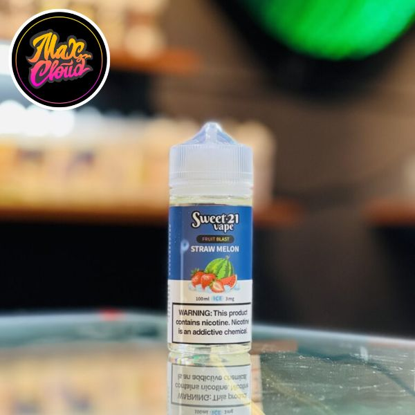  Sweet 21 Vape Freebase Straw Melon 100ml - Tinh Dầu Pod Vape Chính Hãng 