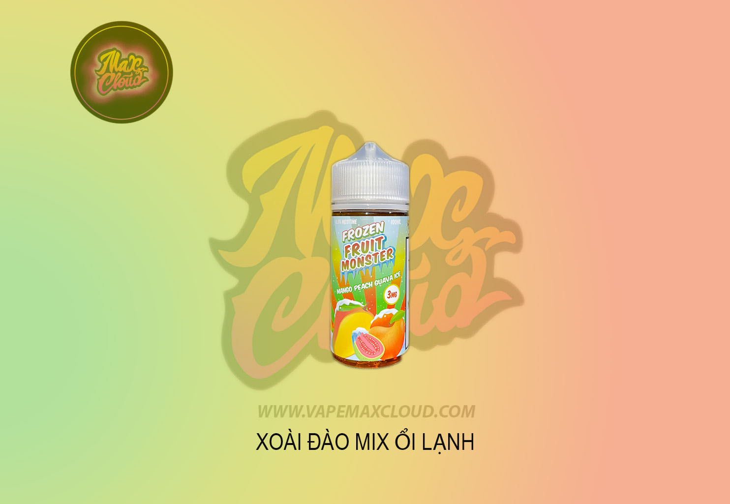  Frozen Fruit Monster Freebase Dâu Tây Kiwi Lựu Chanh 100ml - Tinh Dầu Pod Vape Chính Hãng 