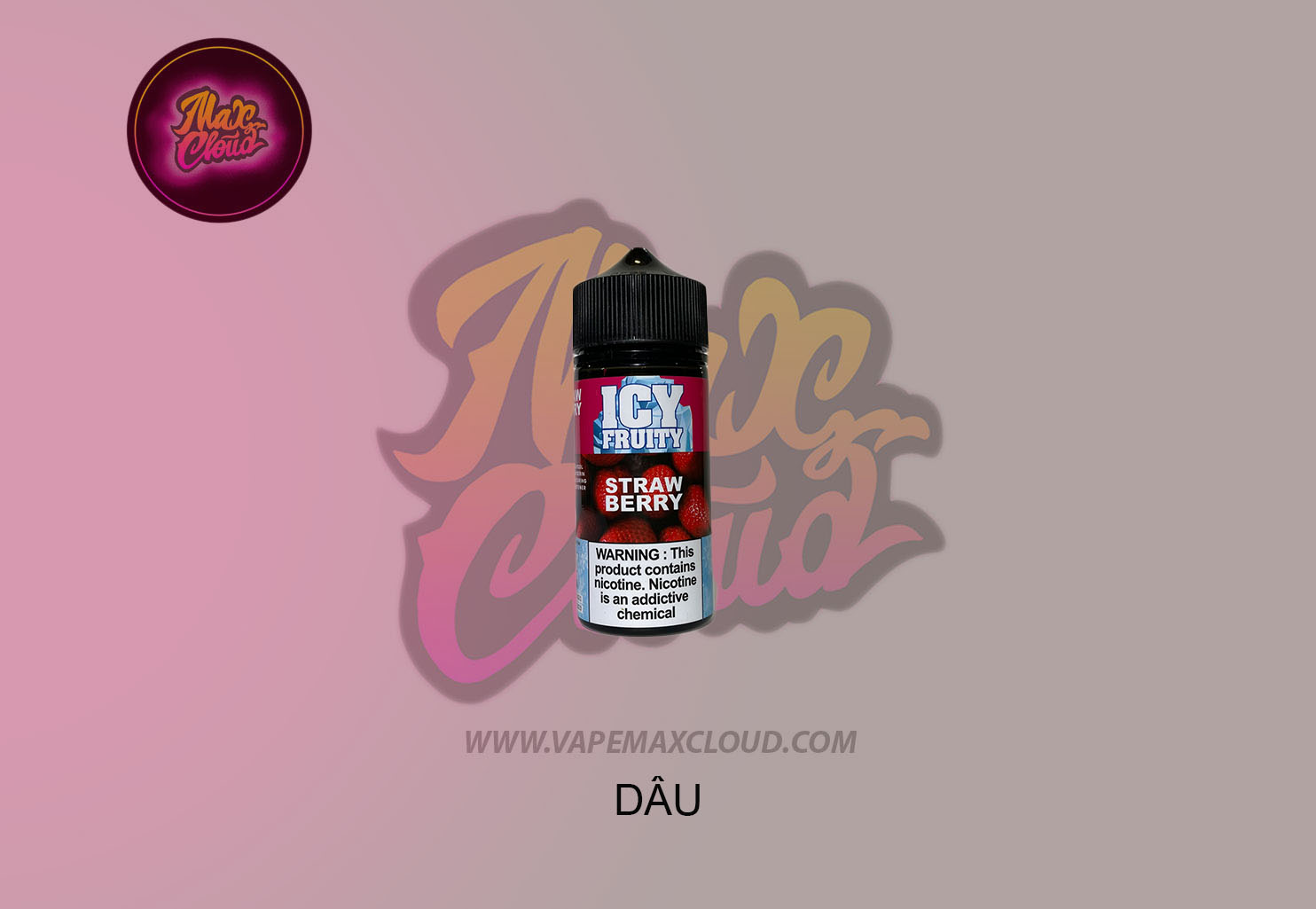  Icy Freebase Dâu 100ml - Tinh Dầu Pod Vape Chính Hãng 