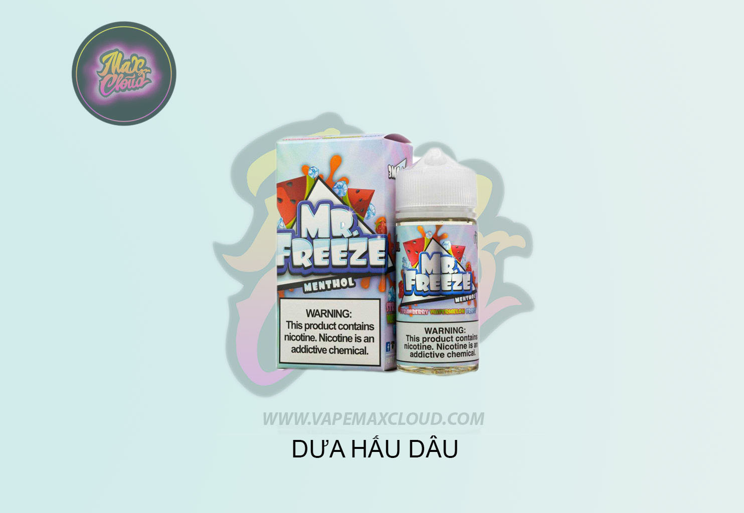  Icy Freebase Dưa Hấu Dâu 100ml - Tinh Dầu Pod Vape Chính Hãng 