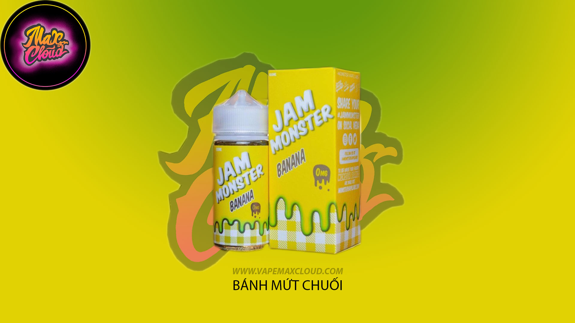  Jam Monster Freebase Banana 100ml - Tinh Dầu Pod Vape Chính Hãng 