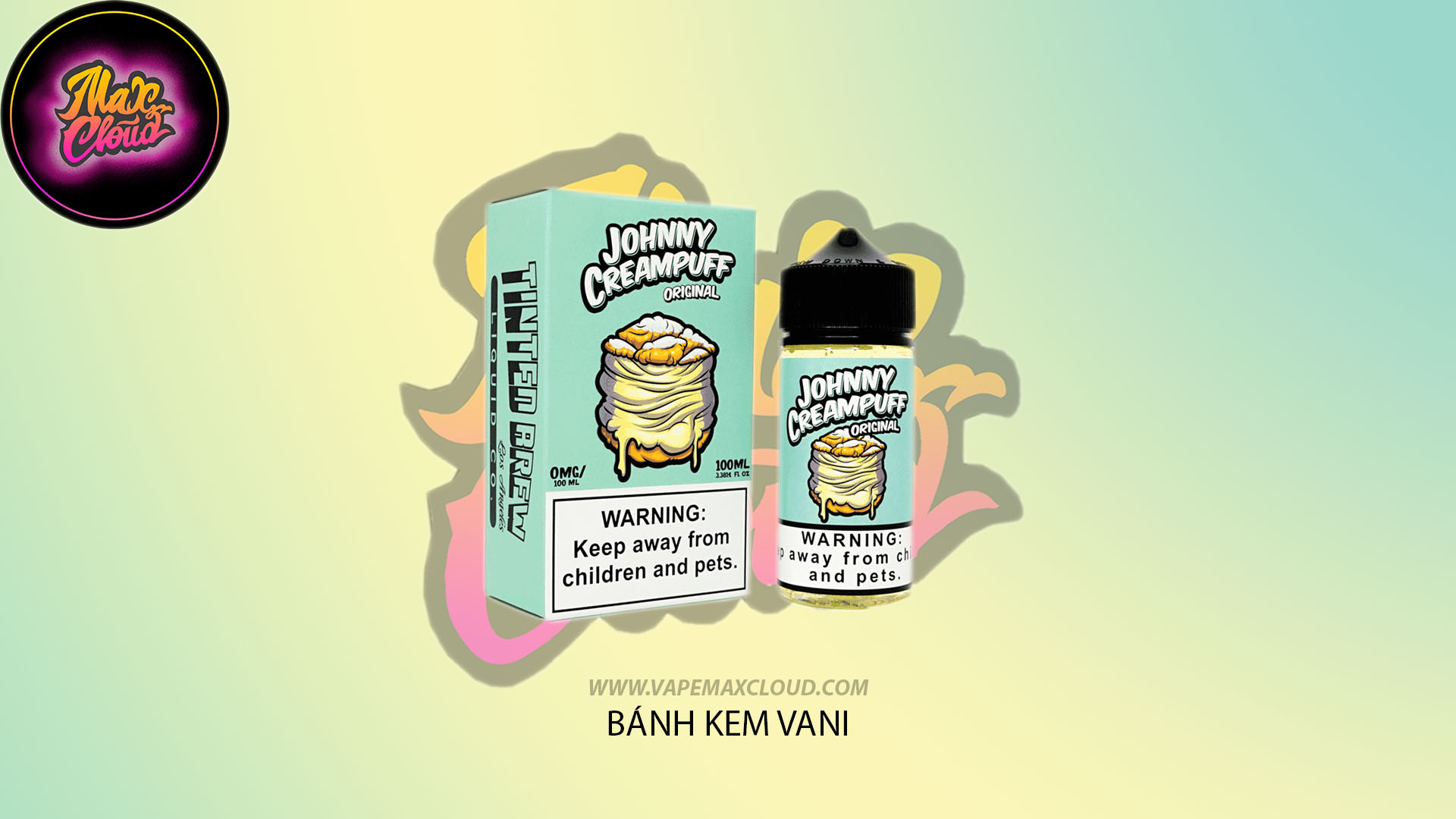  Johnny Creampuff Freebase Bánh Kem Vani 100ml - Tinh Dầu Pod Vape Chính Hãng 