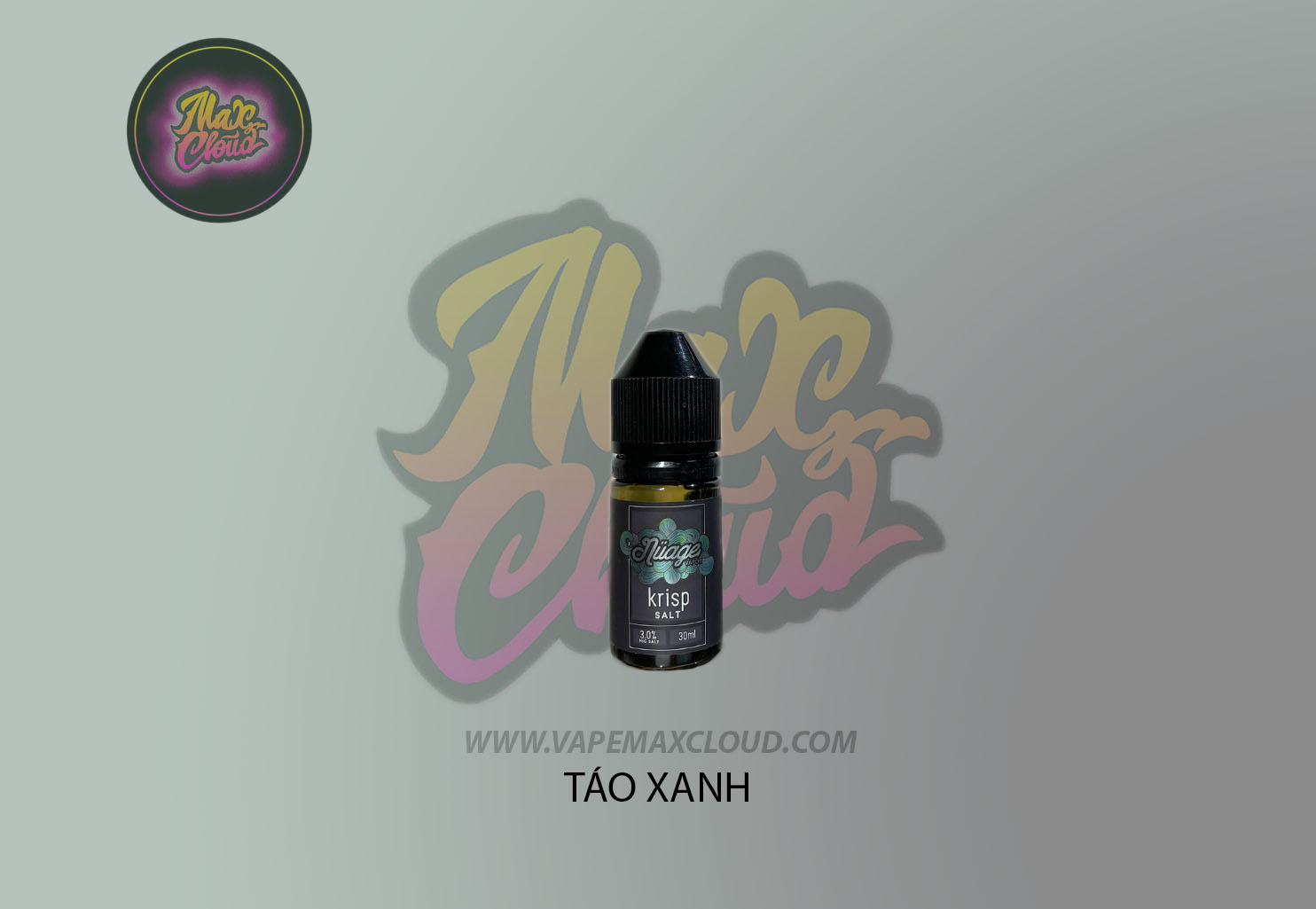  Nuage Krisp Saltnic Táo Xanh 30ml - Tinh Dầu Pod Vape Chính Hãng 