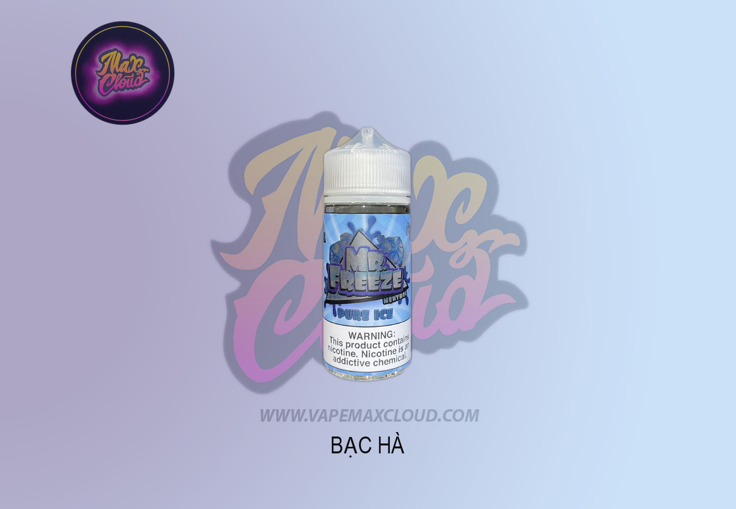  Mr.Freezy Freebase Bạc Hà Ice 100ml - Tinh Dầu Pod Vape Chính Hãng 