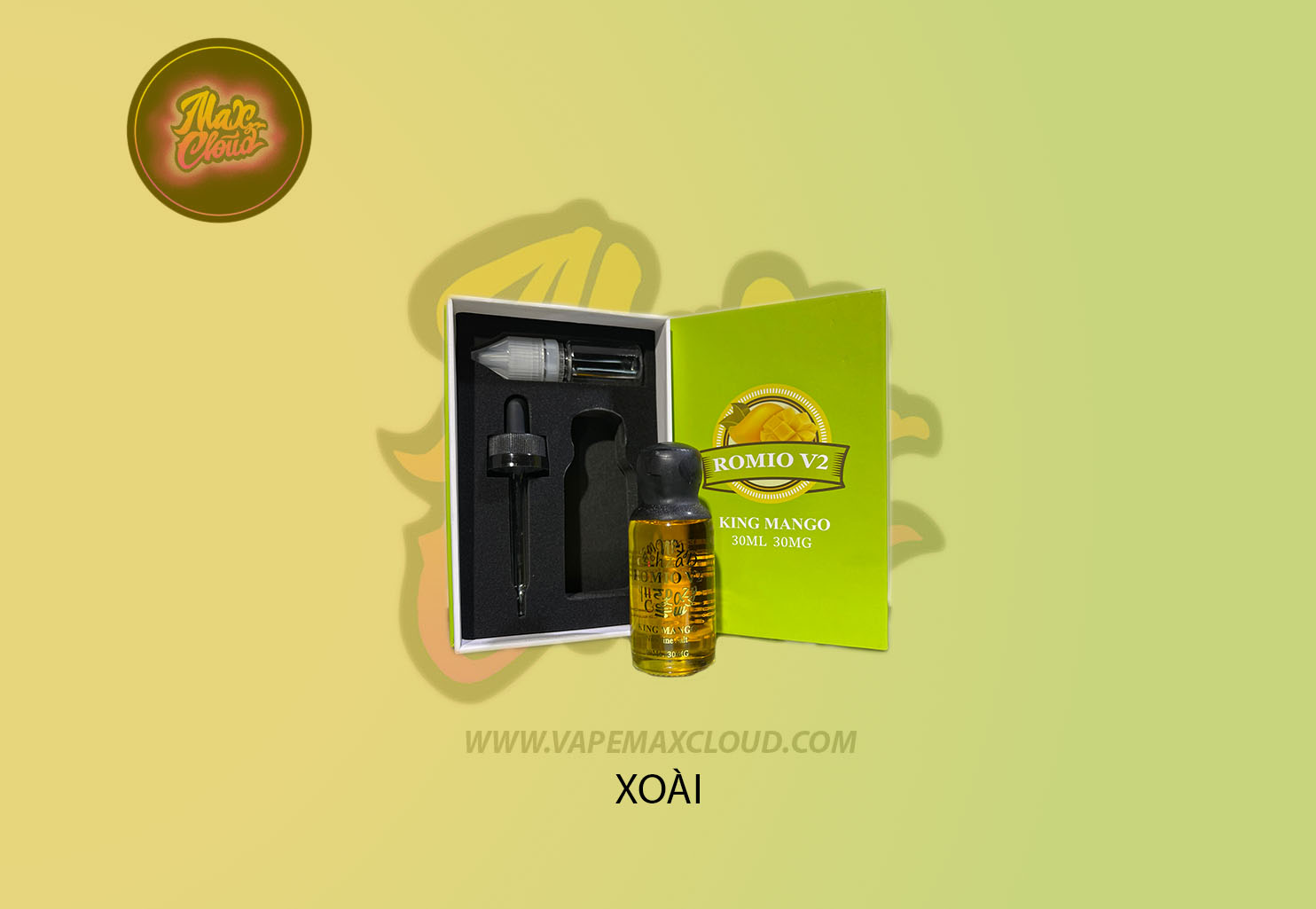  Romio V2 Saltnic King Mango Ice 30ml - Tinh Dầu Pod Vape Chính Hãng 