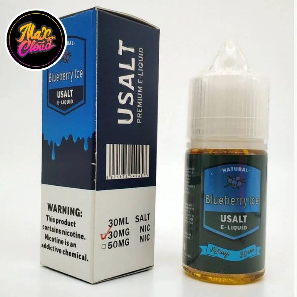  Usalt Saltnic Blueberry Ice 30ml - Tinh Dầu Pod Vape Chính Hãng 