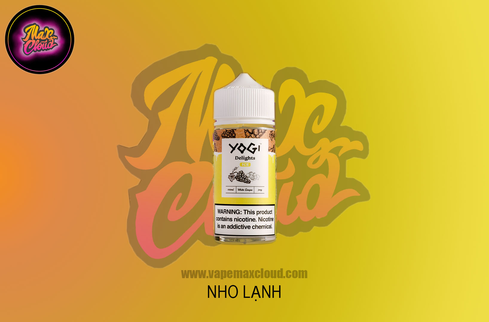  Yogi Freebase White Grape 100ml - Tinh Dầu Pod Vape Chính Hãng 