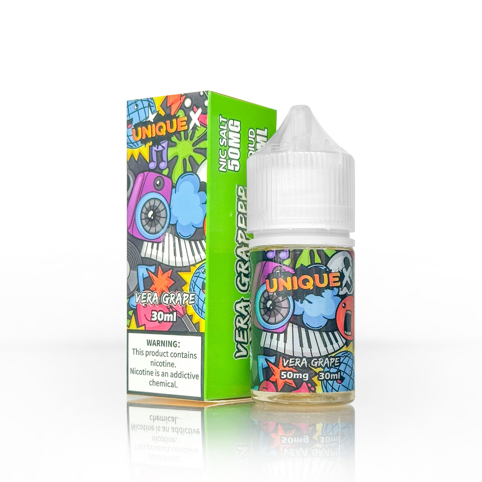  Unique Saltnic Vera Grape 30ml - Tinh Dầu Pod Vape Chính Hãng 