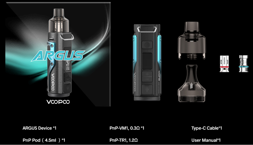  Voopoo Argus 40W Pod System Kit - Pod Kit Chính Hãng 