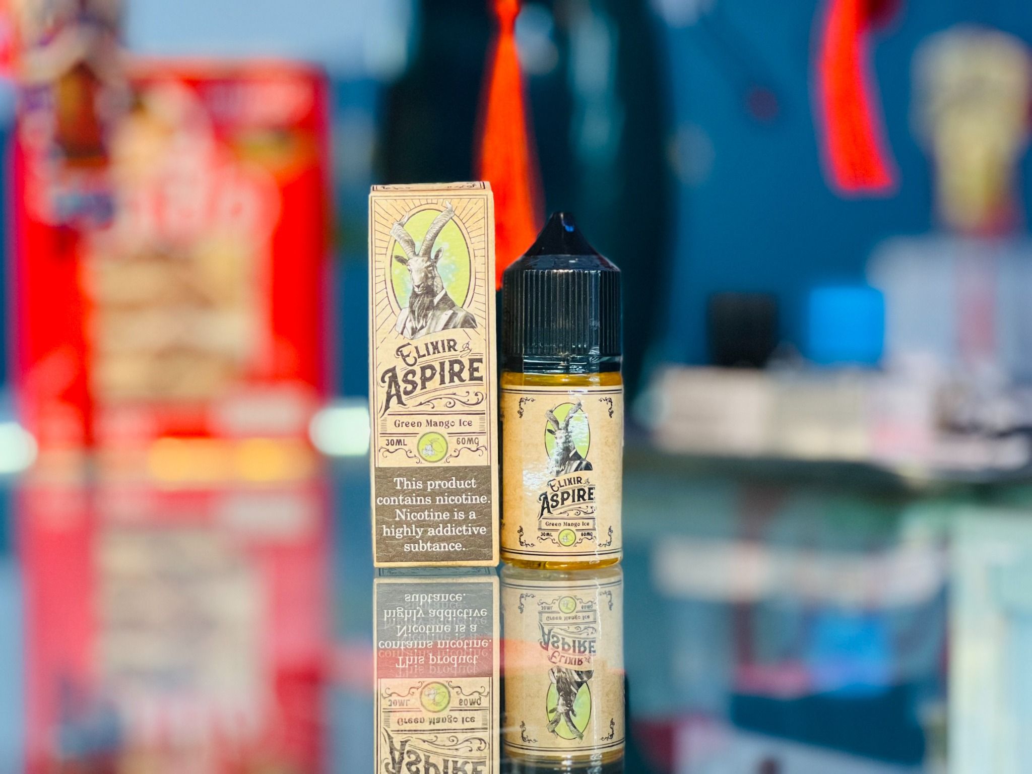  Aspire Elixir Saltnic Green Mango Ice 30ml - Tinh Dầu Pod Vape Chính Hãng 