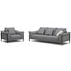 Bộ ghế sofa bọc da bò KuKa Home 8177