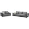 Bộ ghế sofa bọc da bò KuKa Home 8177
