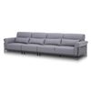 Ghế sofa băng bọc da bò KuKa Home 8181