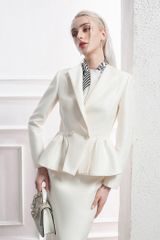  Áo Khoác Peplum Coat 