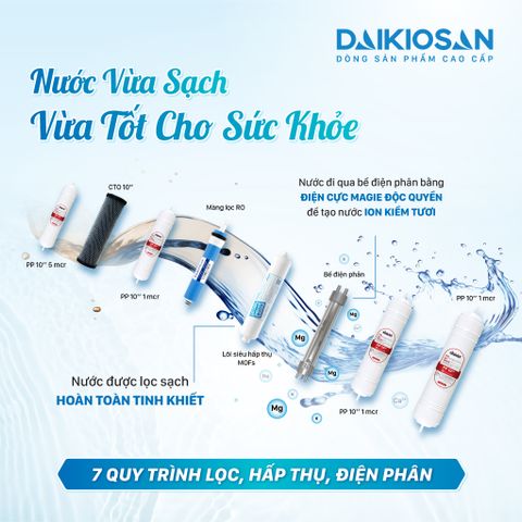 Máy lọc nước Daikiosan ion kiềm DN104