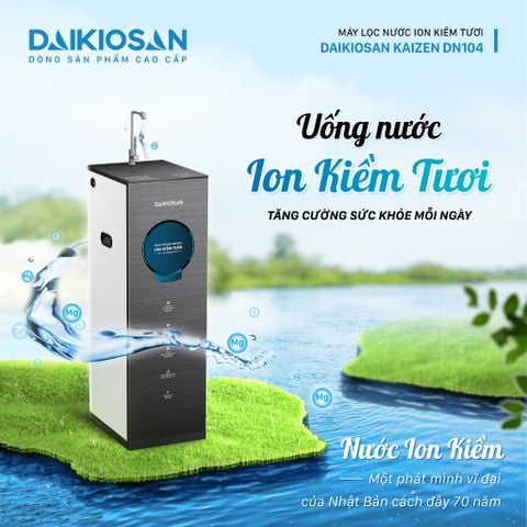 Máy lọc nước Daikiosan ion kiềm DN104