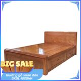 Giường Gỗ Xoan Đào GXDL-1620NK