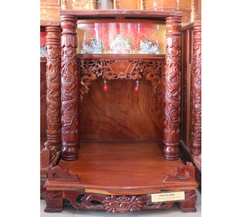 Bàn Thờ Ông Địa Gõ Đỏ ODGD-60DC-2