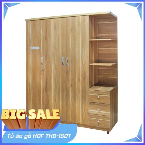 Tủ Áo Gỗ HDF THD-160T
