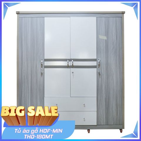 Tủ Áo Gỗ HDF THD-180MT-1