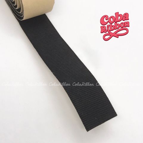  2 mét - Ruy băng cỡ có mặt keo dùng để dán chân bờm, màu đen, size 20mm 