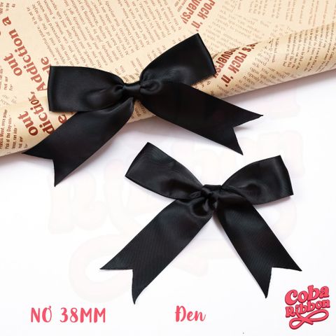  Nơ ruy băng satin bề rộng 38mm (3.8cm), satin cao cấp loại 2 mặt mềm mướt 