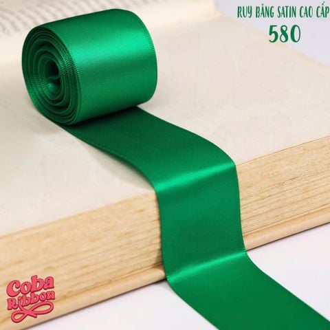  Ruy băng lụa SATIN mềm mướt hai mặt cao cấp  - Set 5 mét 