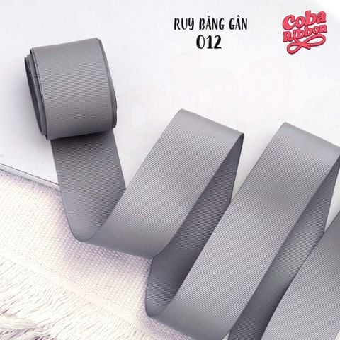  Ruy băng GÂN cao cấp 2 mặt dày dặn (Tone Trắng Đen) - Set 5 mét 