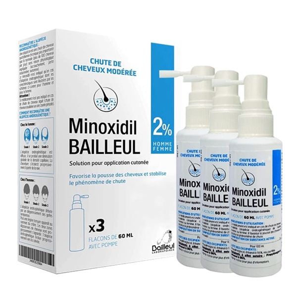 新品 Minoxidi Bailleul 5% 60mL（3本）