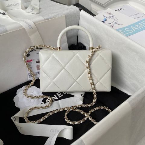  Túi Chanel 23K Flap Bag White Version 17CM L:uxury 