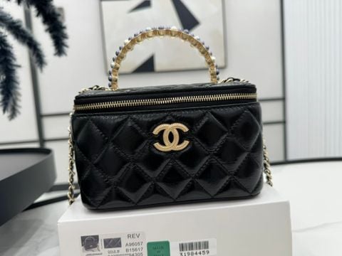  Túi Chanel 24SS Mini Vanity Resin Handle 17CM Luxury 