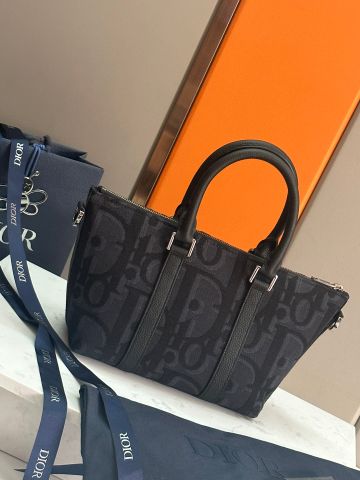  Túi Dior 2024SS Weekender 25 Bag Black Version 23CM Luxury 