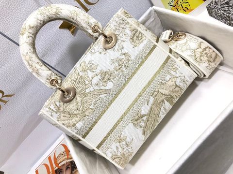  Túi Dior Medium Lady D-Lite Bag 24CM Luxury 
