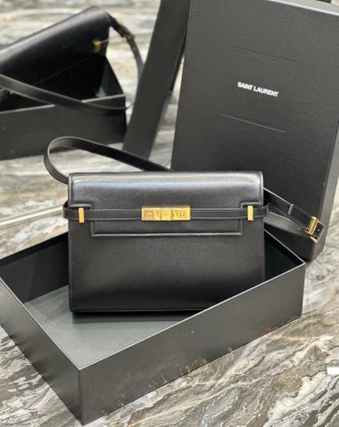  Túi YSL Manhattan Shoulder Bag Black Version 29CM Luxury 