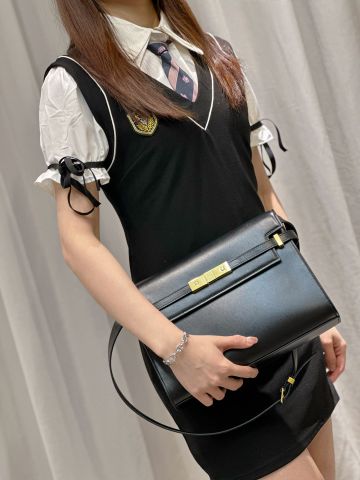  Túi YSL Manhattan Shoulder Bag Black Version 29CM Luxury 