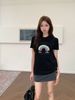 Áo Chanel 24ss Knitted Short Sleeve Special Embroidery Craft Rainbow Bead Black Version